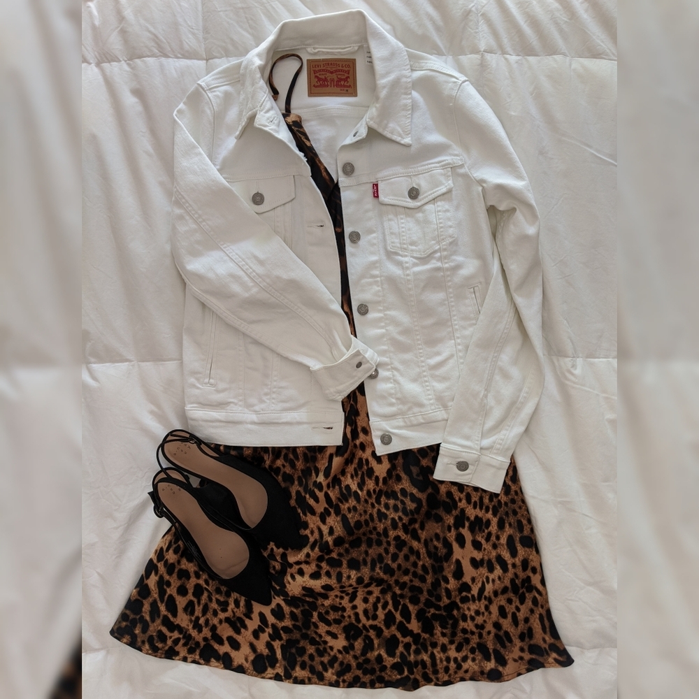 Levi's White Denim Jacket